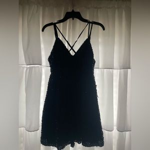 Nwt black sequin dress